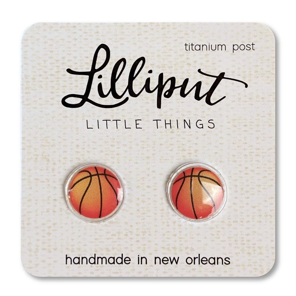 Basketball Earrings